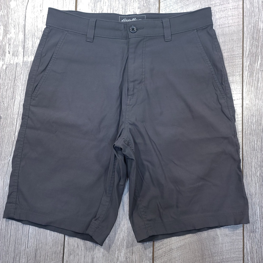 Eddie Bauer Travex Shorts Mens Size 30 Gray Hiking Travel Activewear